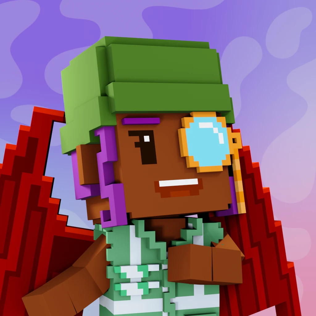 Pirate #9590 voxel render