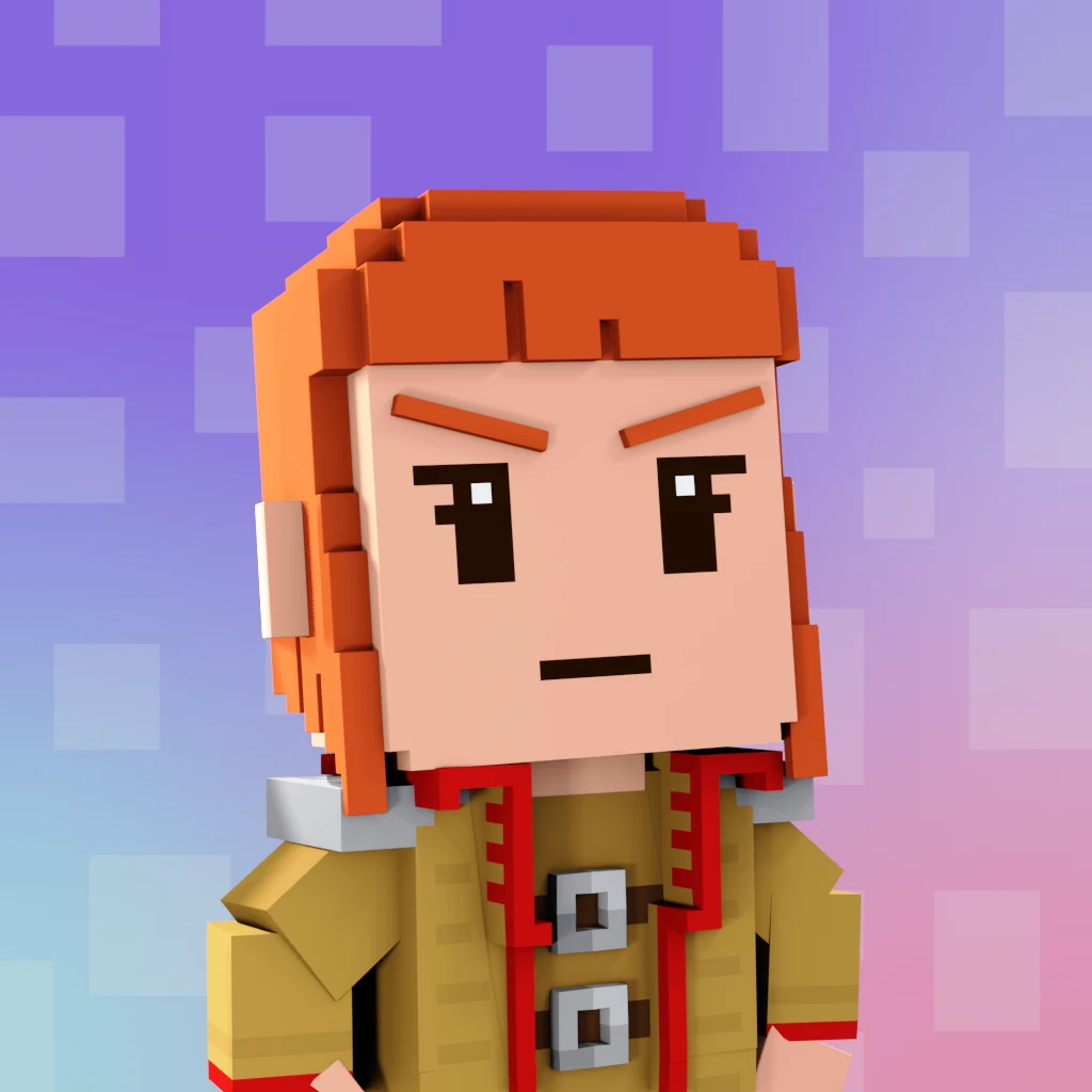 Pirate #9592 voxel render