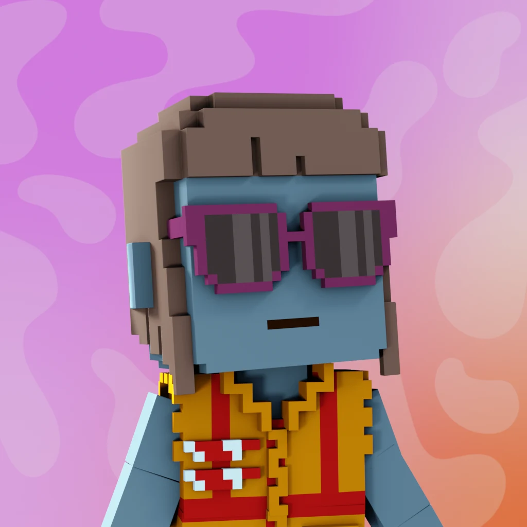 Pirate #9593 voxel render
