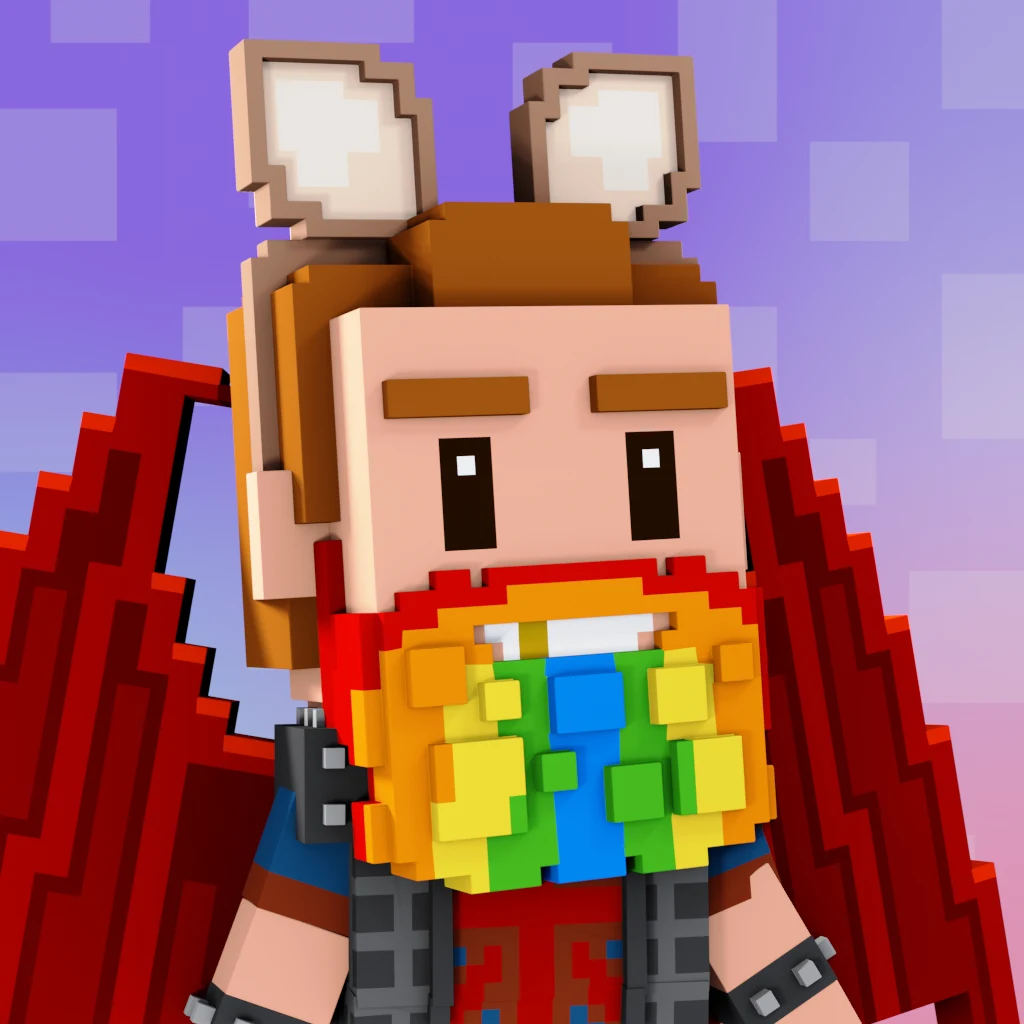 Pirate #9595 voxel render