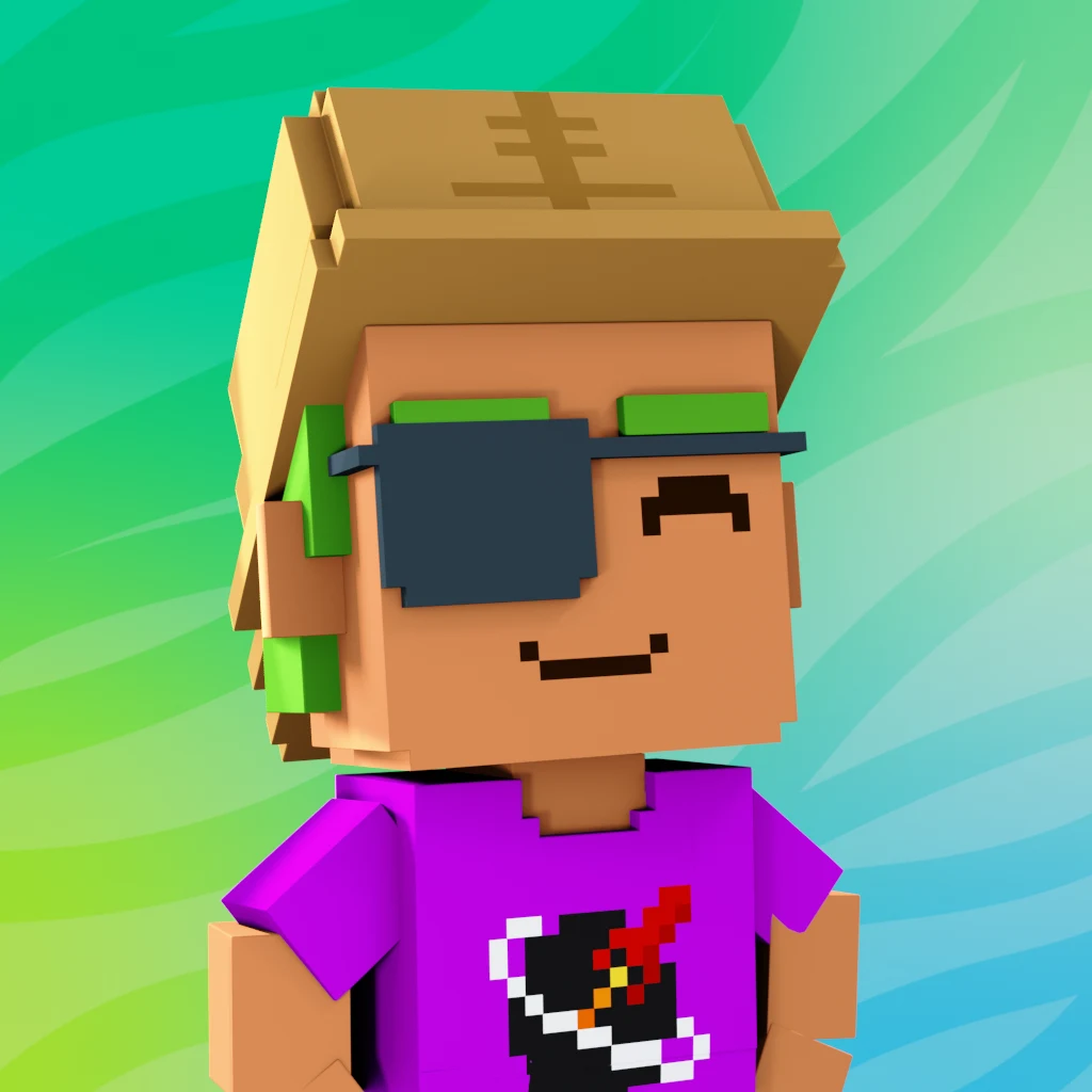Pirate #9596 voxel render