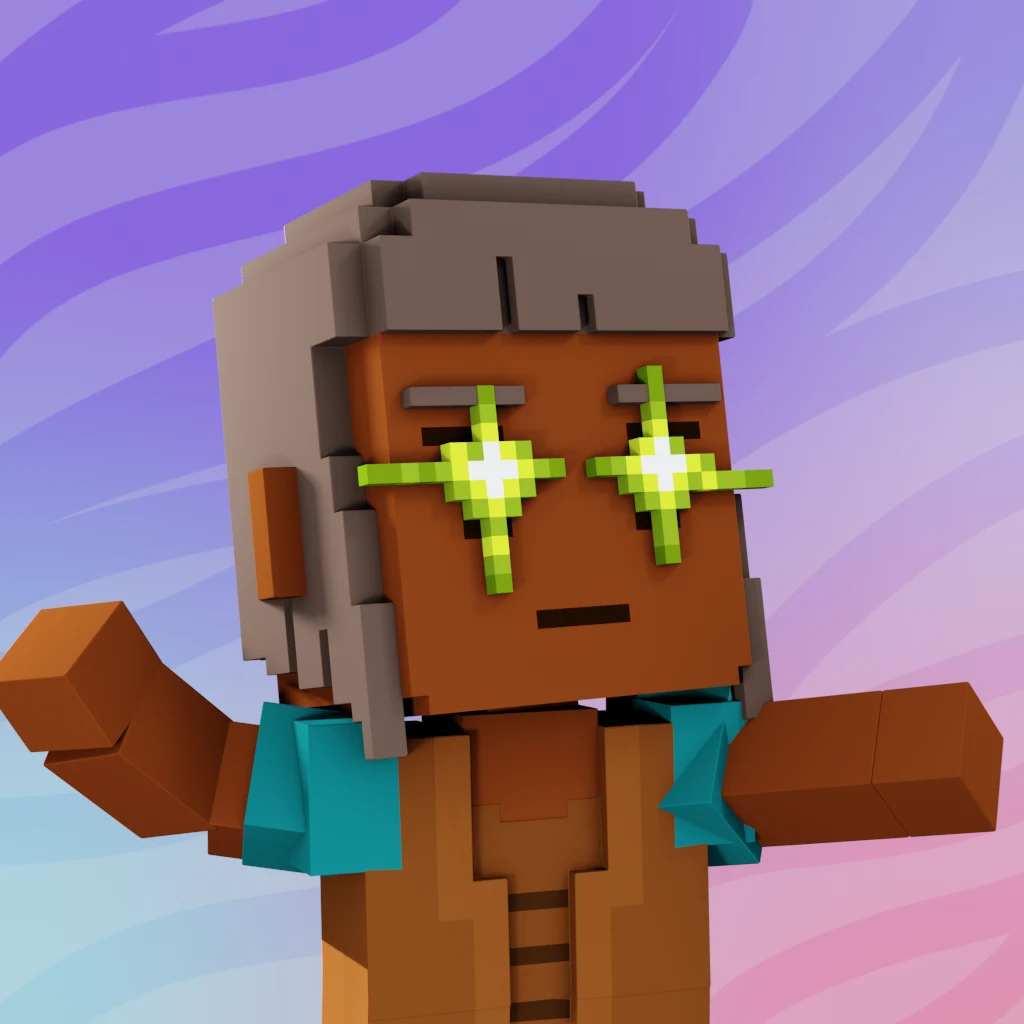 Pirate #9598 voxel render