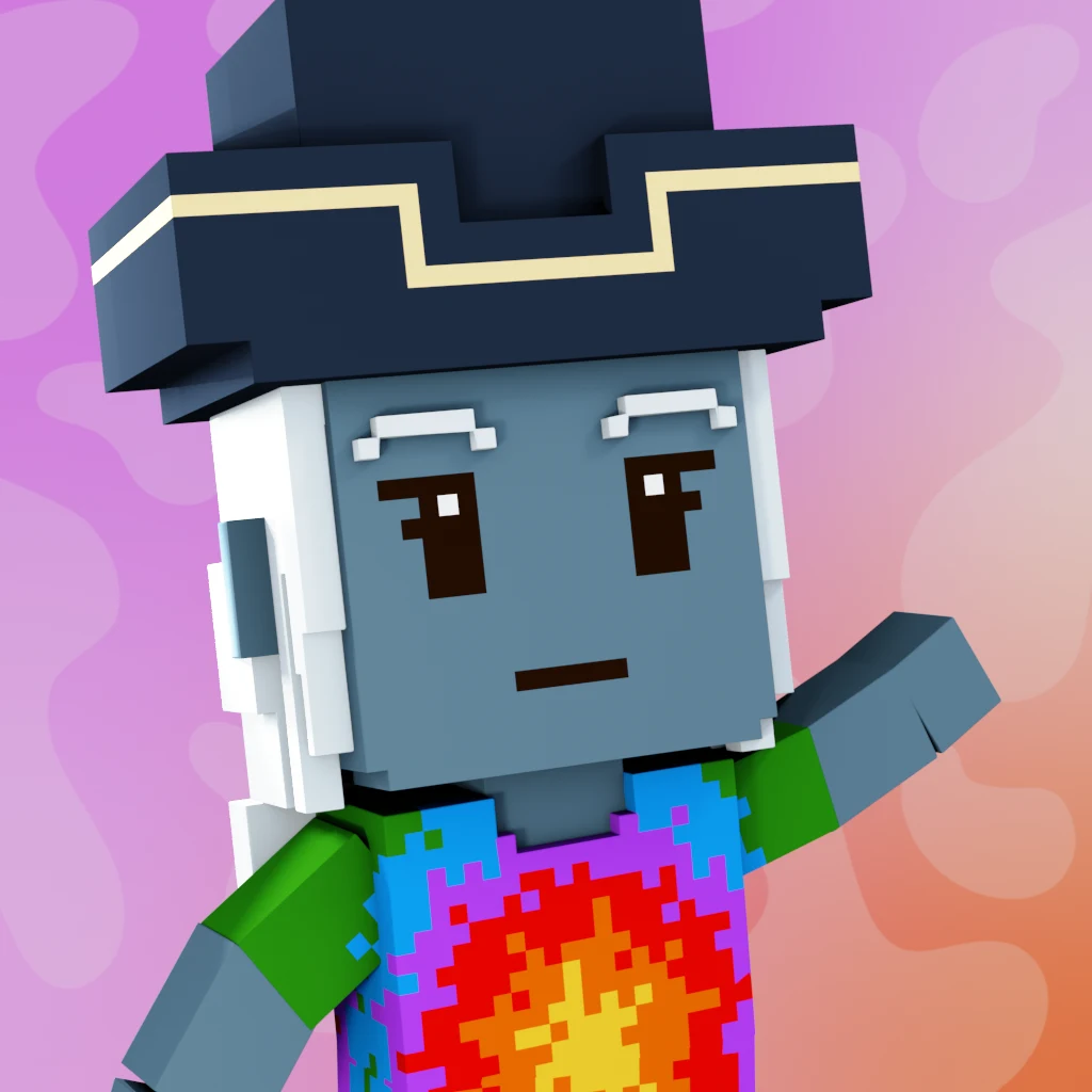 Pirate #9599 voxel render