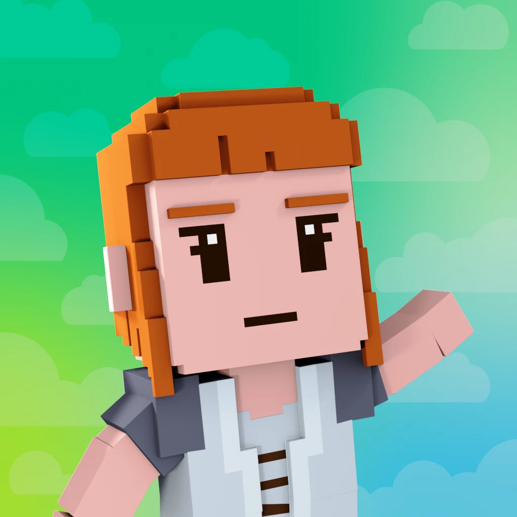 Pirate #96 voxel render