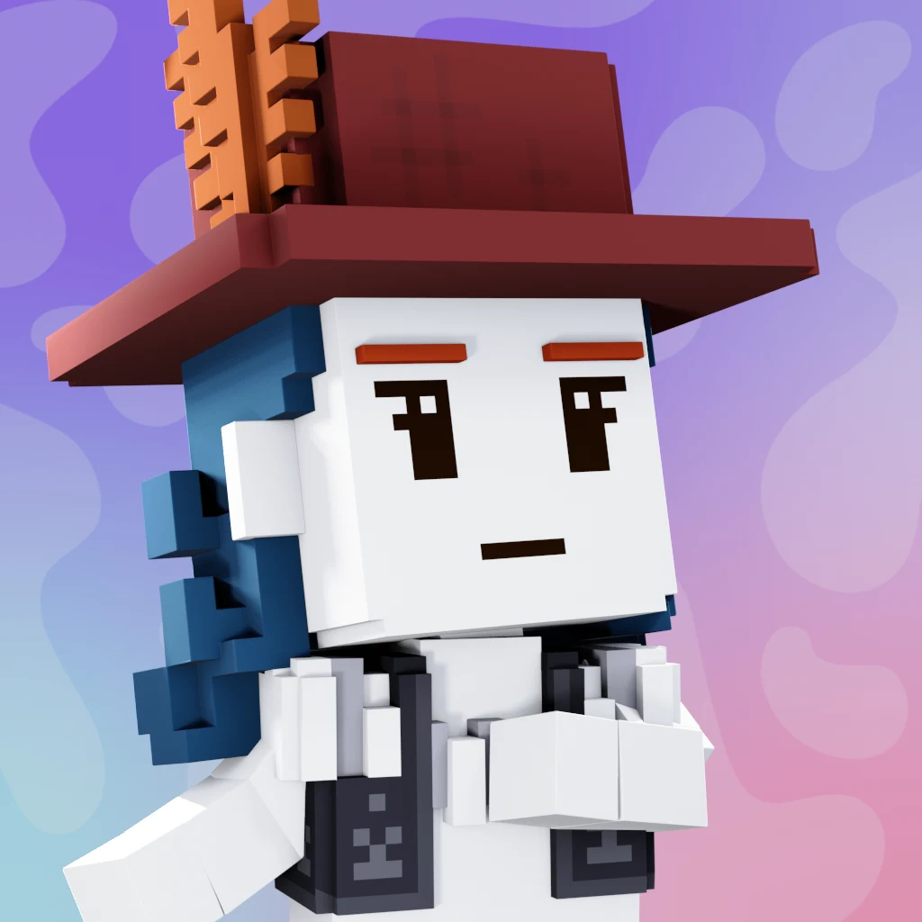Pirate #960 voxel render