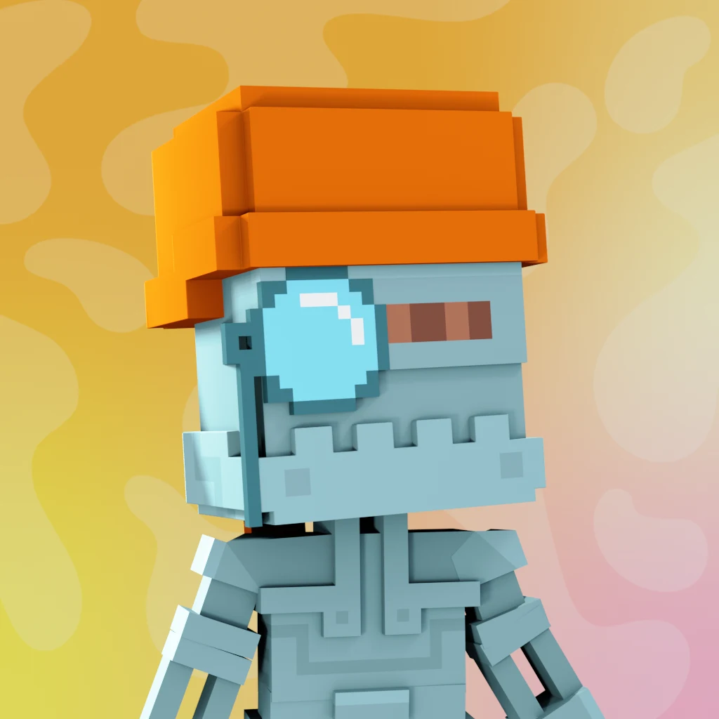 Pirate #9600 voxel render