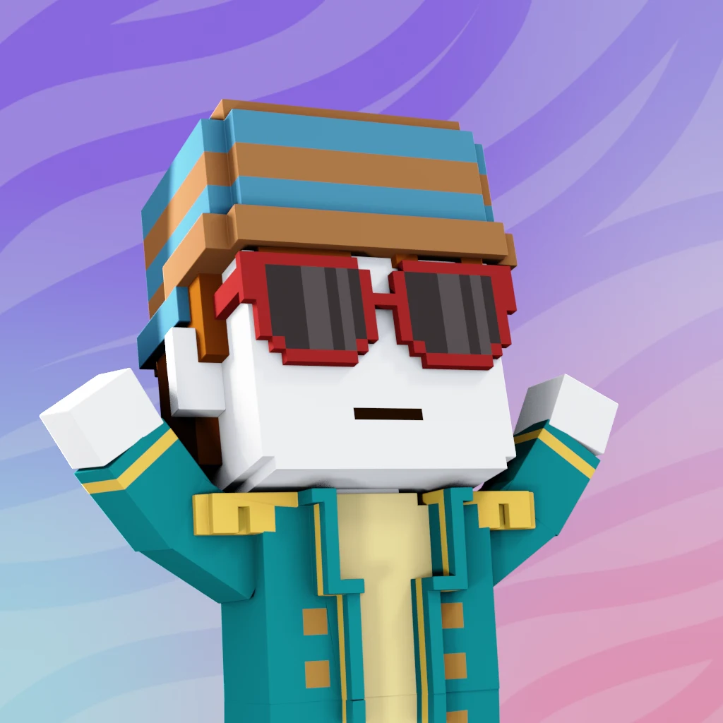 Pirate #9605 voxel render