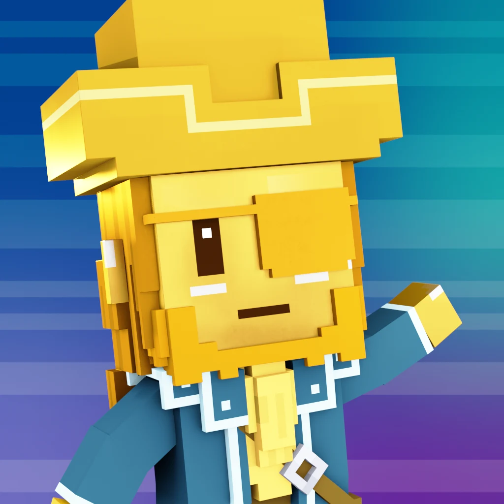 Pirate #9607 voxel render