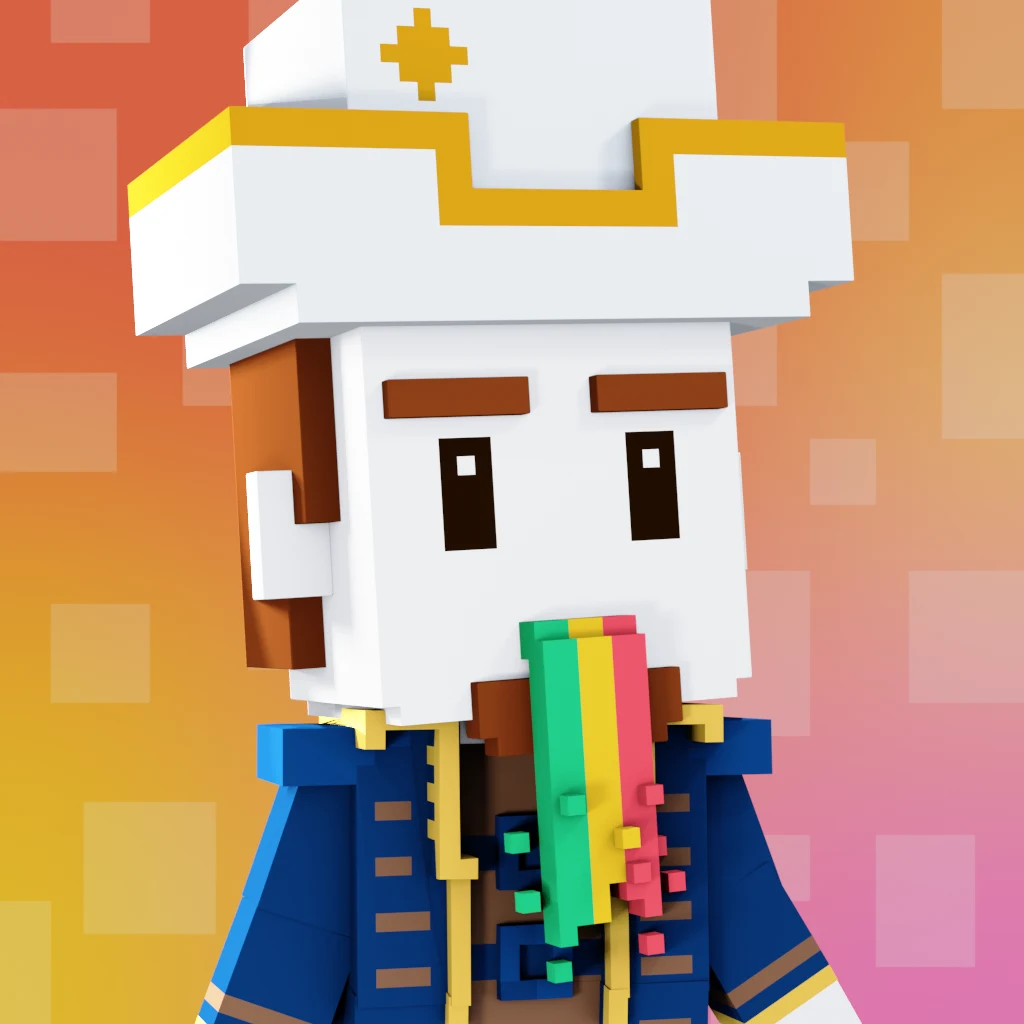Pirate #961 voxel render