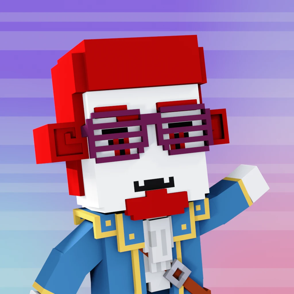 Pirate #9613 voxel render
