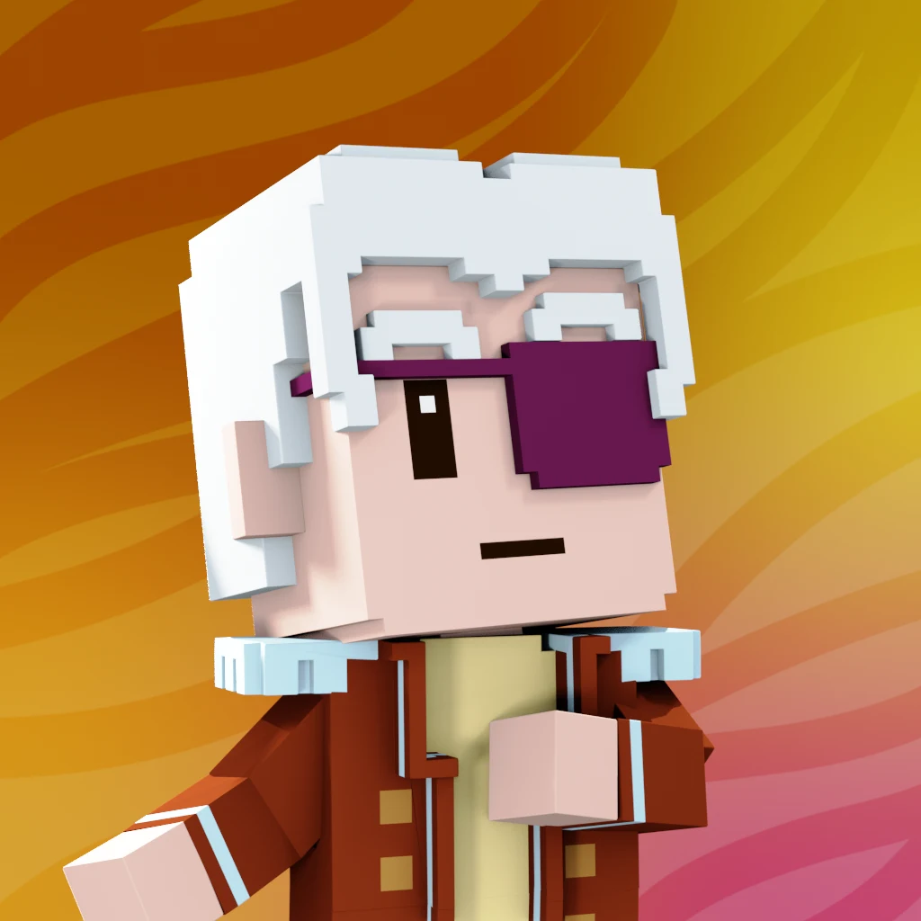 Pirate #9615 voxel render