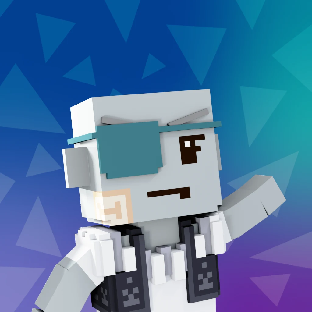 Pirate #9616 voxel render