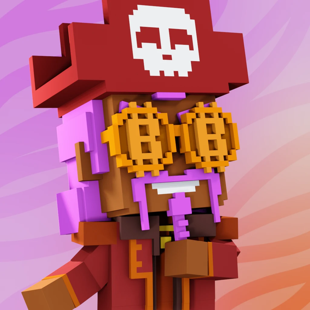 Pirate #9620 voxel render