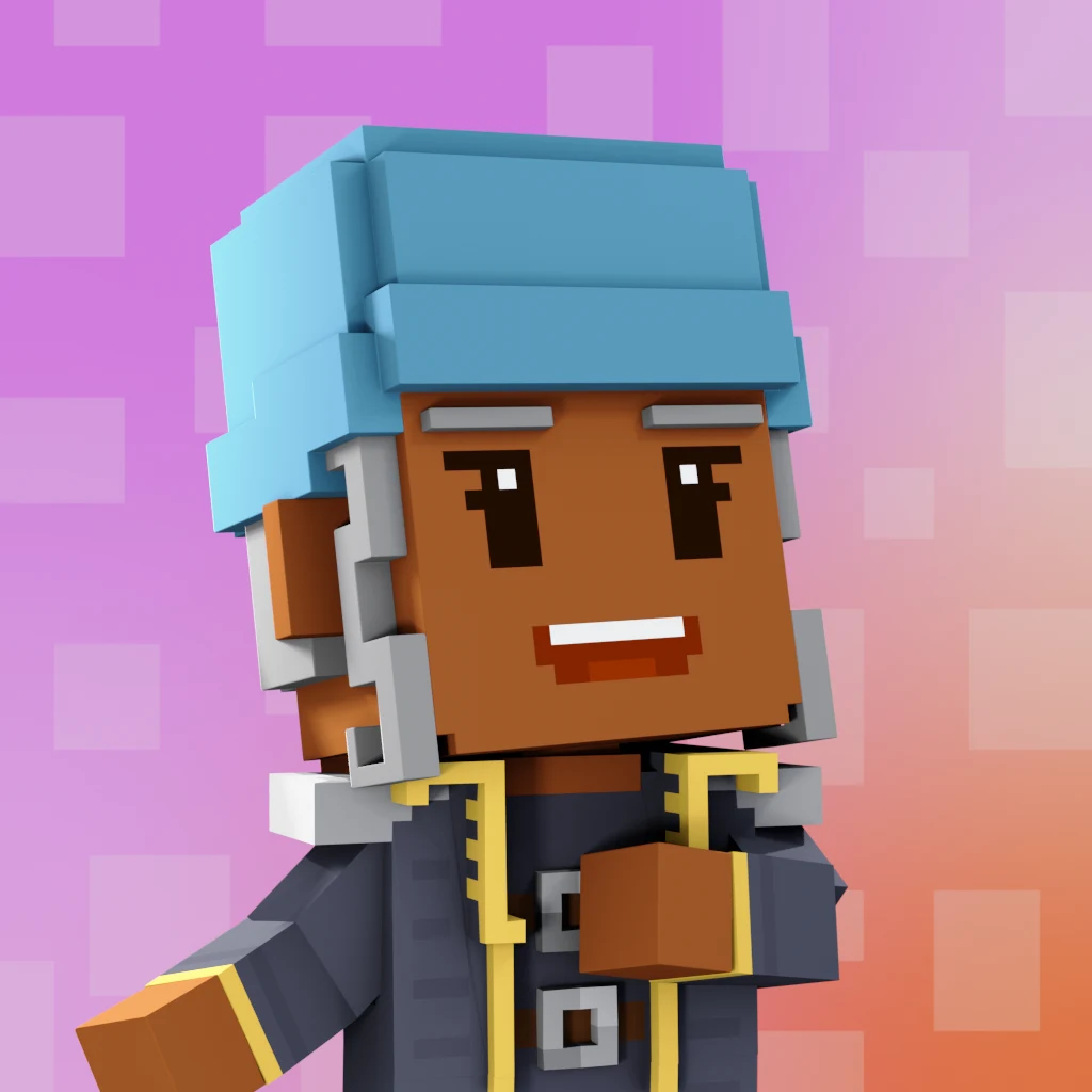 Pirate #9621 voxel render