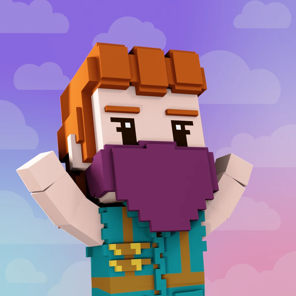 Pirate #9626 voxel render