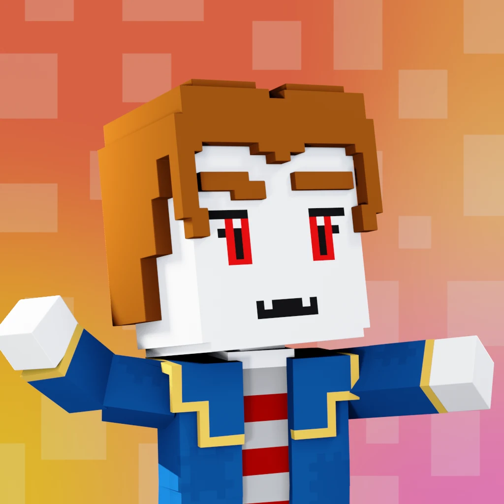 Pirate #9627 voxel render