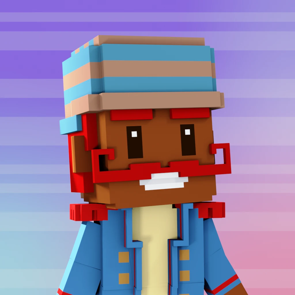 Pirate #9628 voxel render
