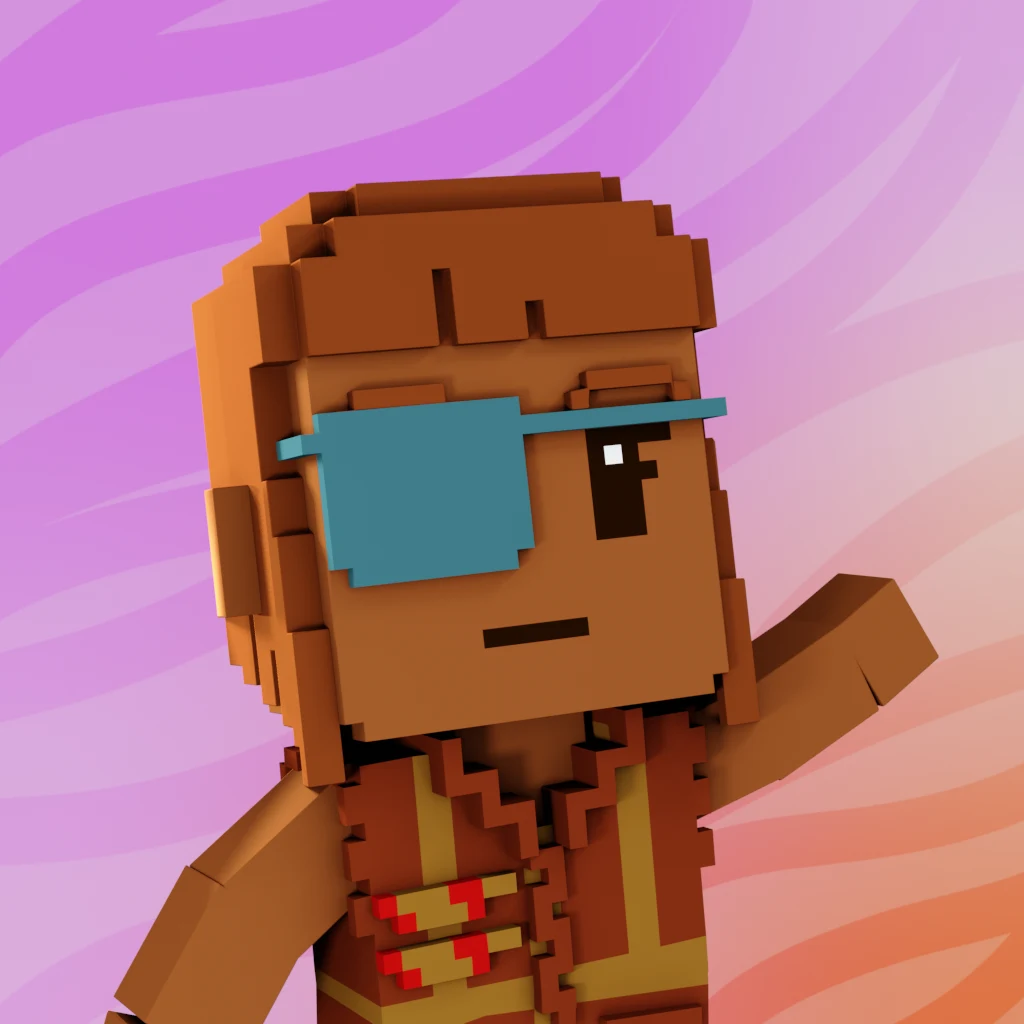 Pirate #9629 voxel render