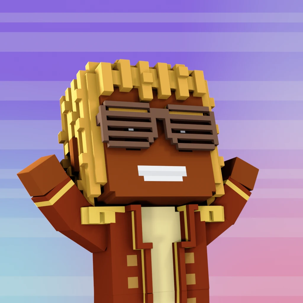 Pirate #9630 voxel render