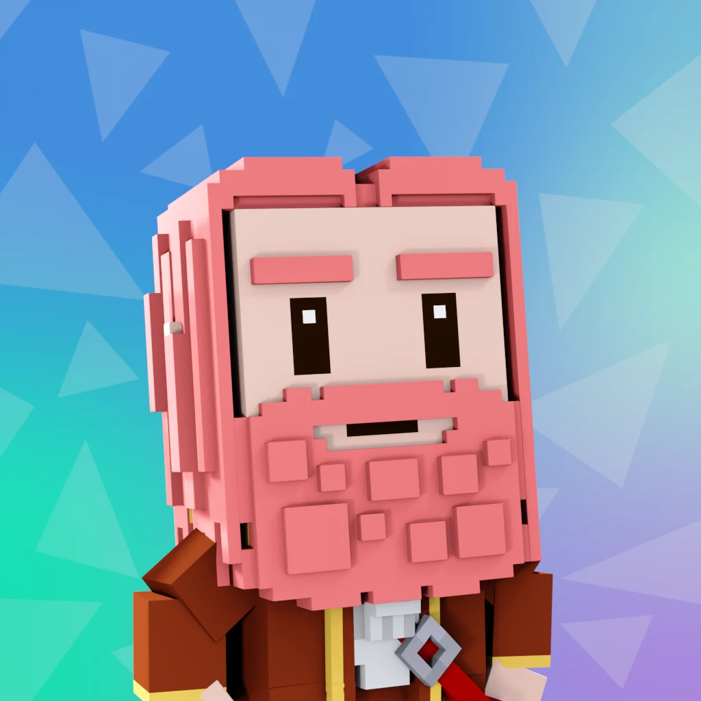 Pirate #9632 voxel render