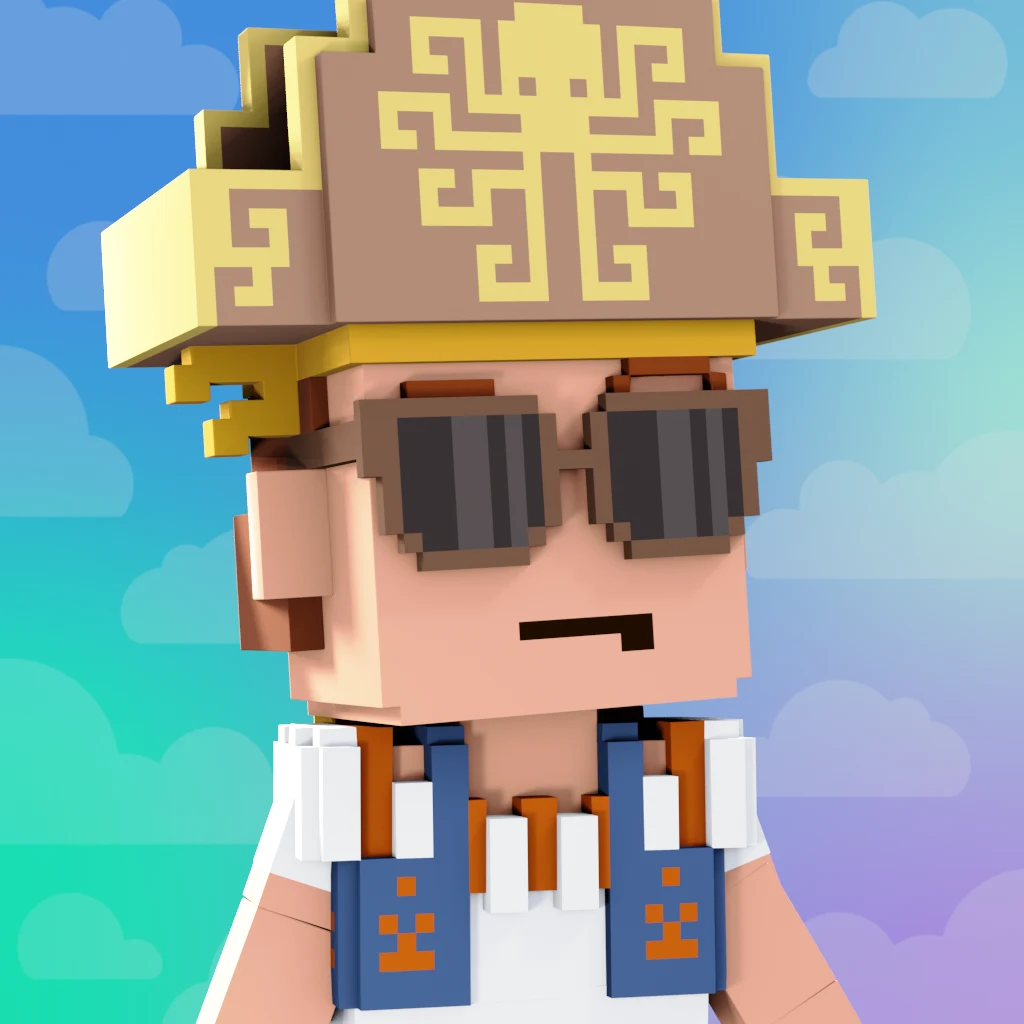 Pirate #9635 voxel render