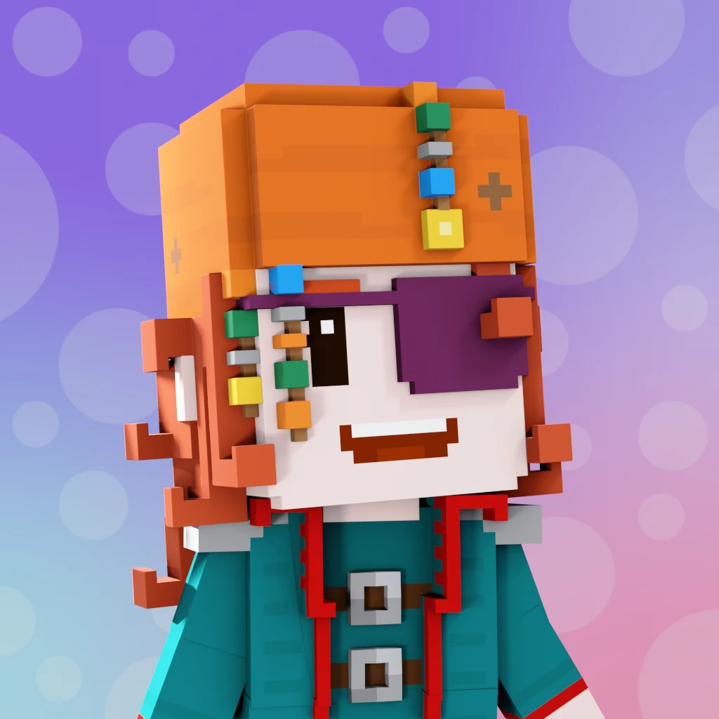 Pirate #9637 voxel render