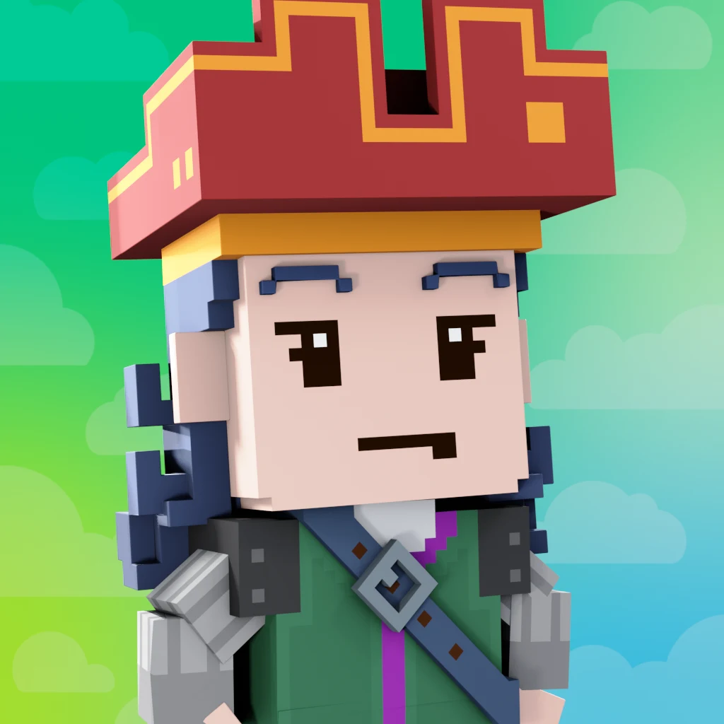 Pirate #9638 voxel render