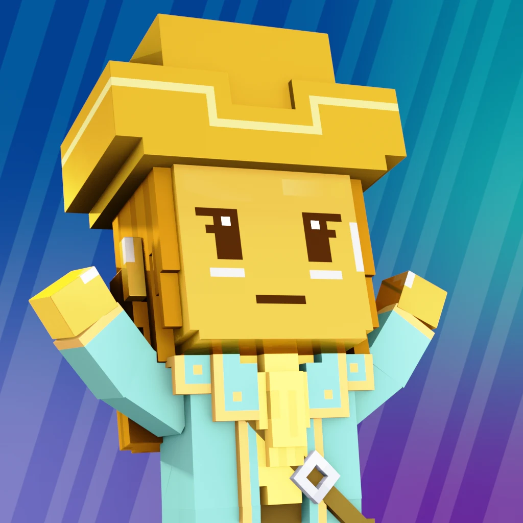 Pirate #9639 voxel render