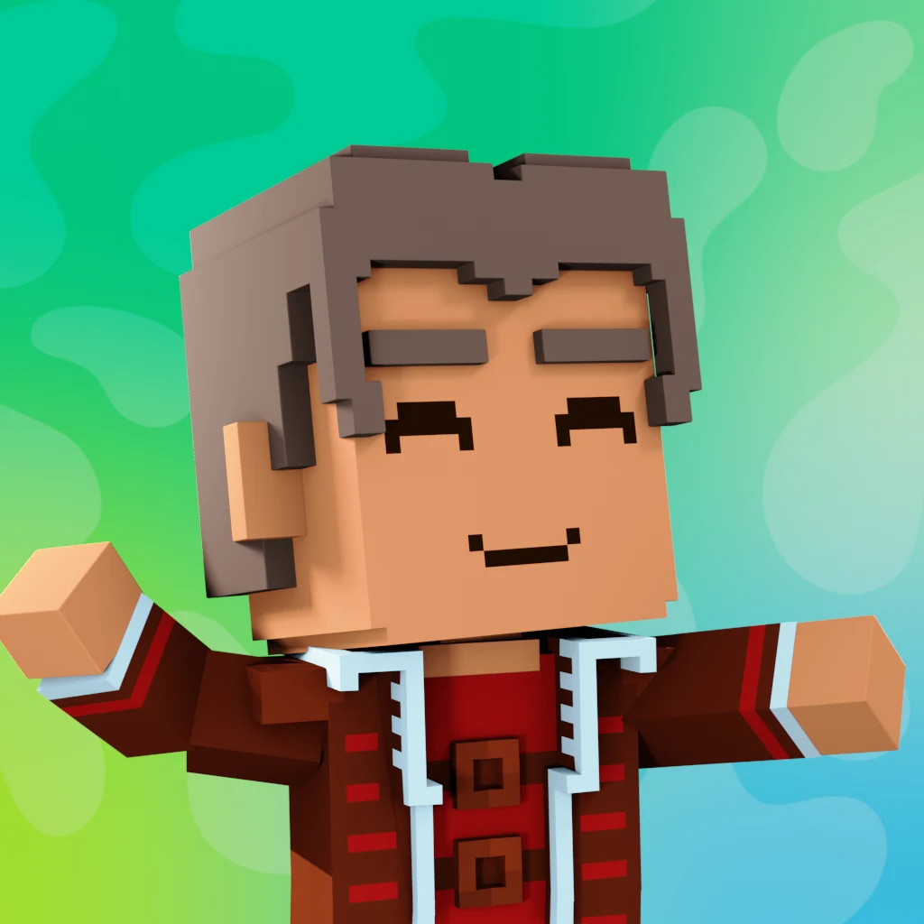 Pirate #964 voxel render