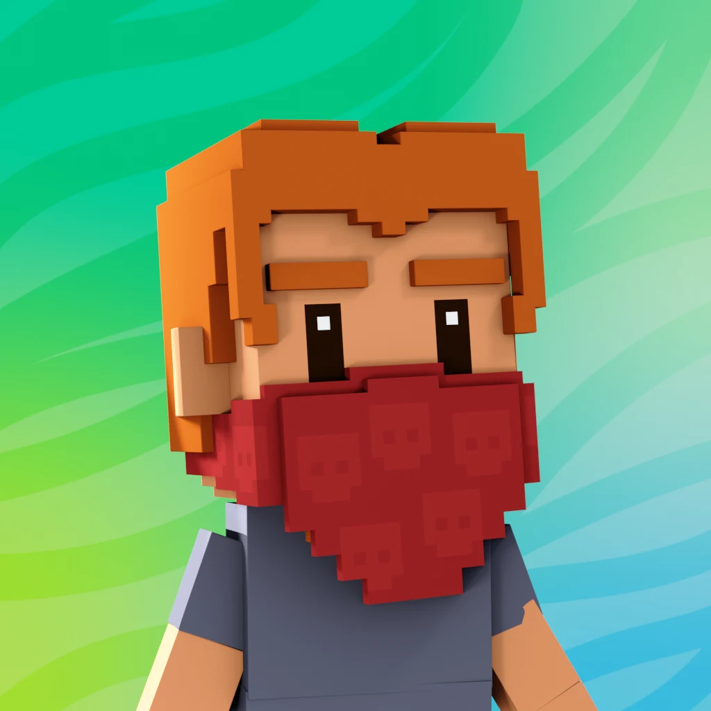 Pirate #9640 voxel render