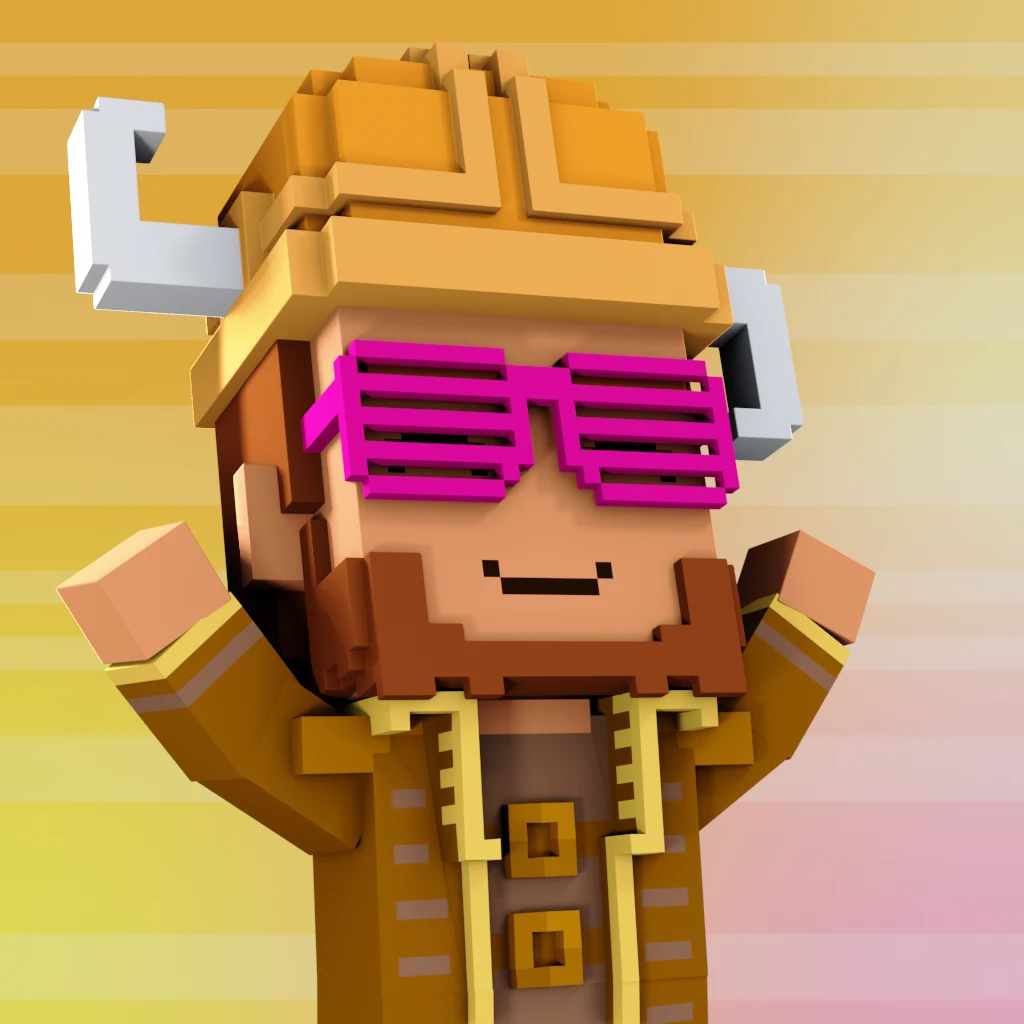 Pirate #9641 voxel render