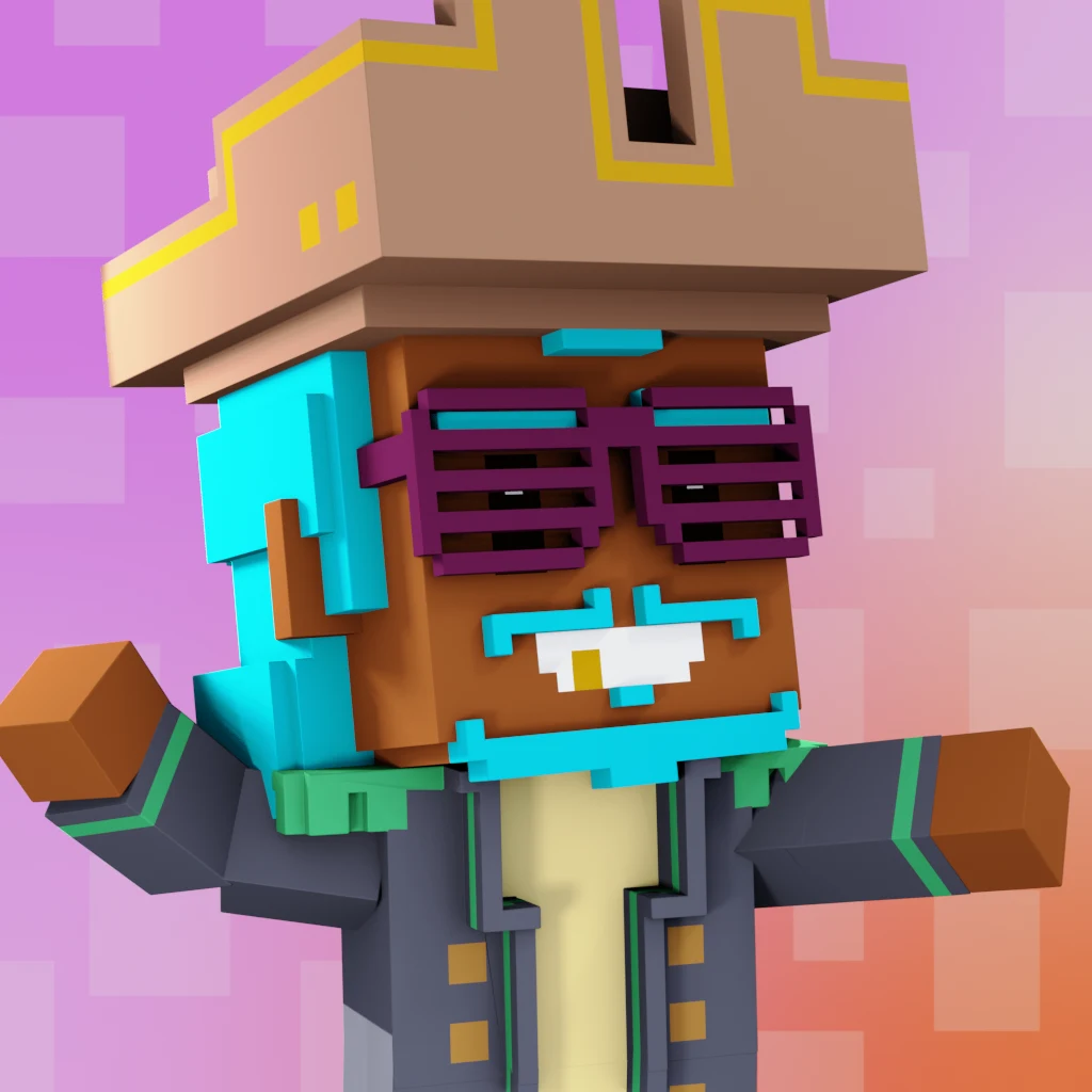 Pirate #9642 voxel render