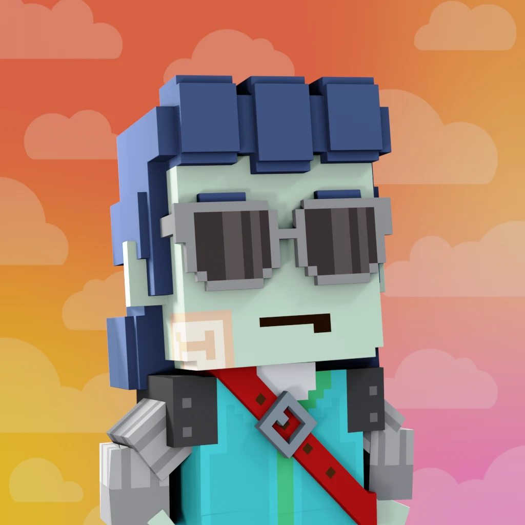 Pirate #9643 voxel render