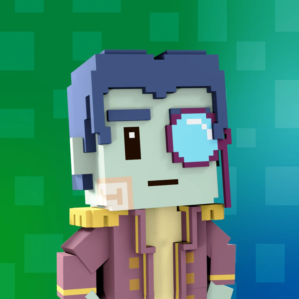 Pirate #9644 voxel render