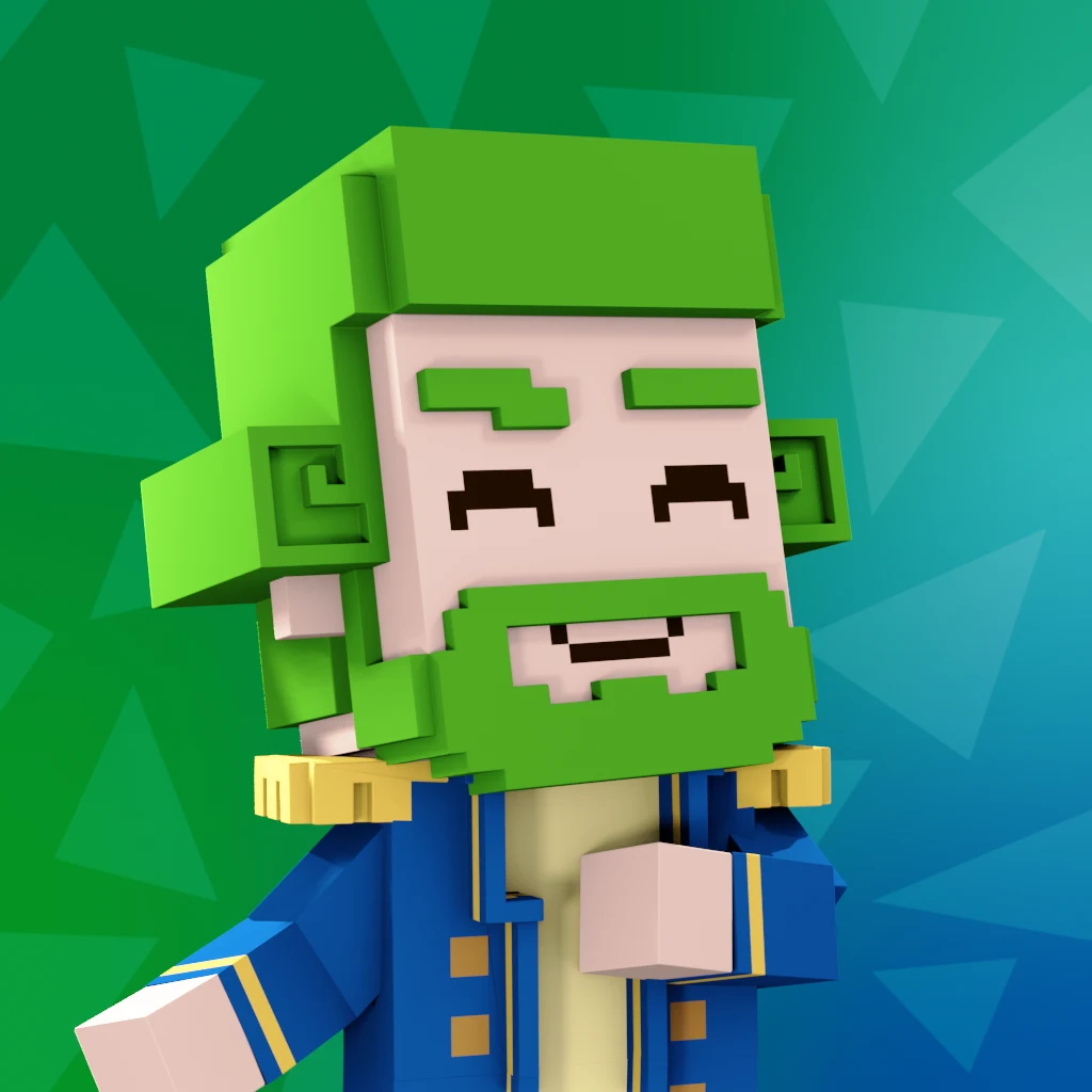 Pirate #9647 voxel render