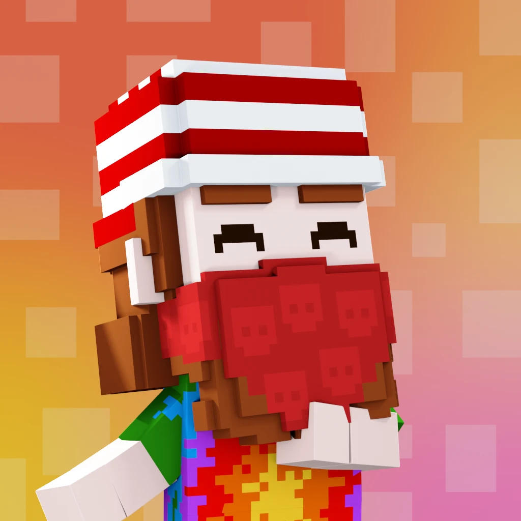 Pirate #9651 voxel render