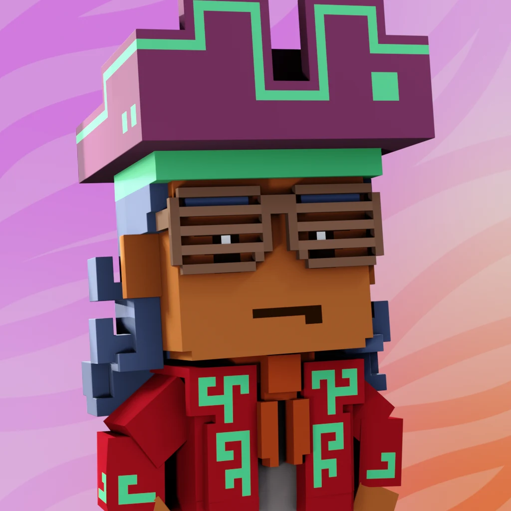 Pirate #9656 voxel render