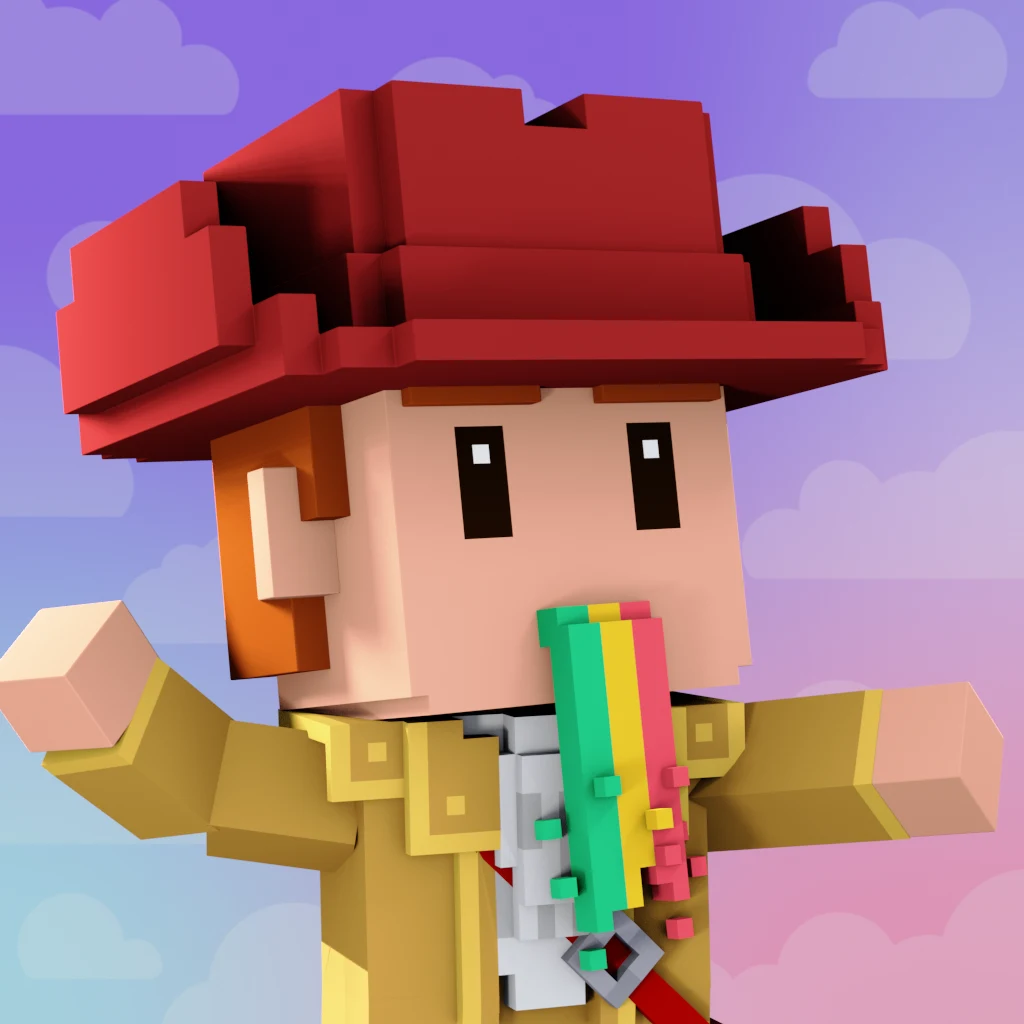 Pirate #9657 voxel render