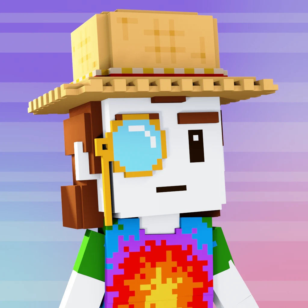 Pirate #9659 voxel render