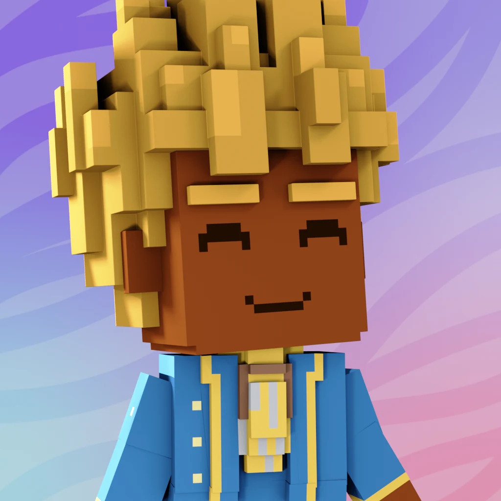 Pirate #9662 voxel render