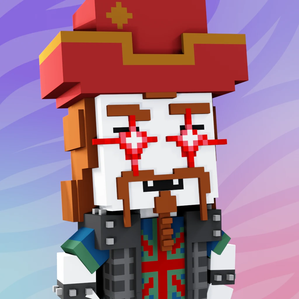 Pirate #9664 voxel render