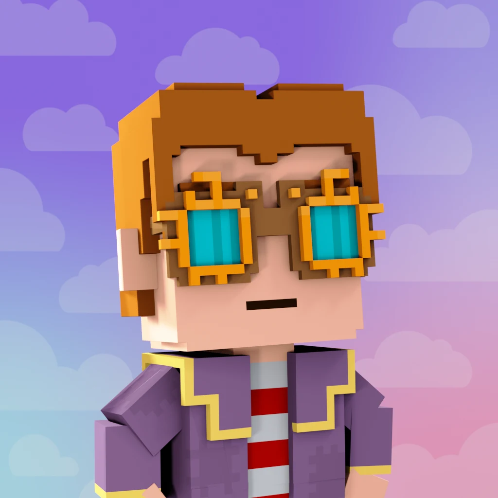 Pirate #9666 voxel render