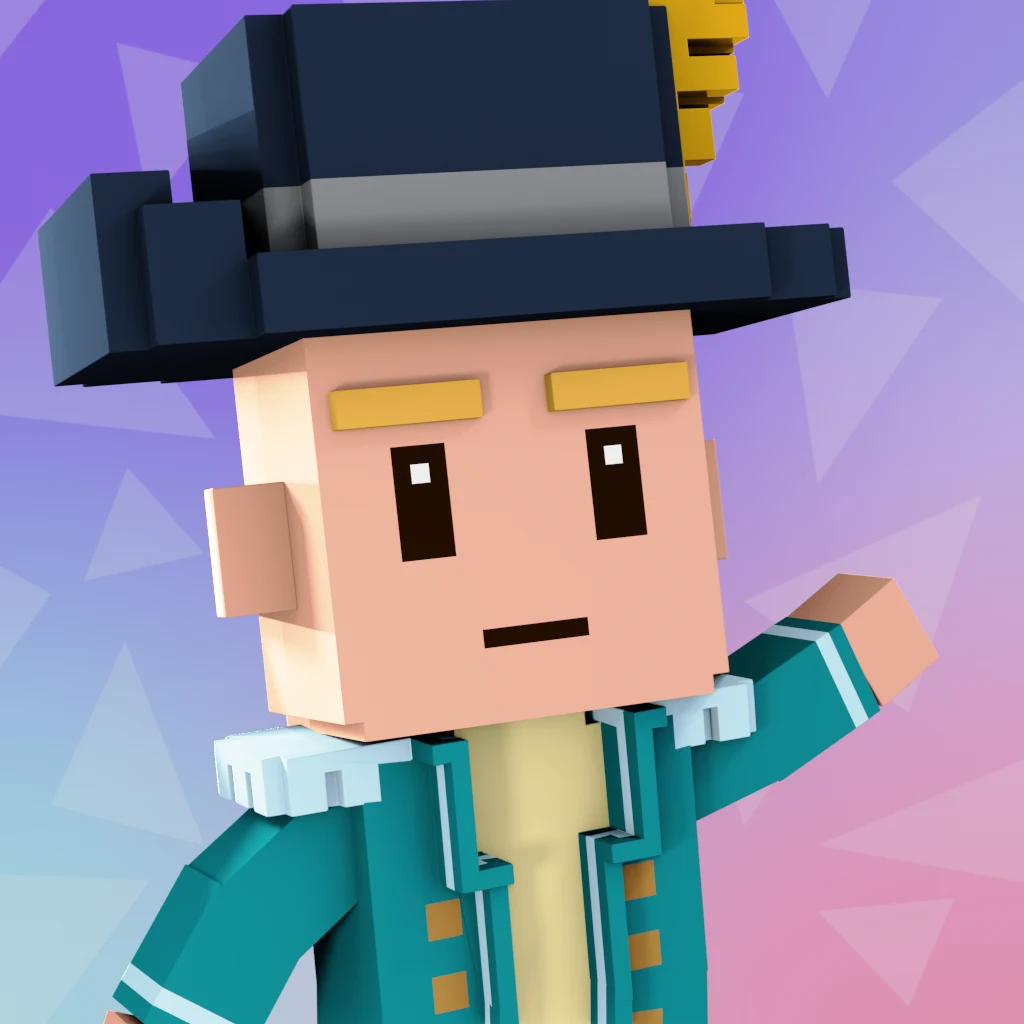 Pirate #9668 voxel render