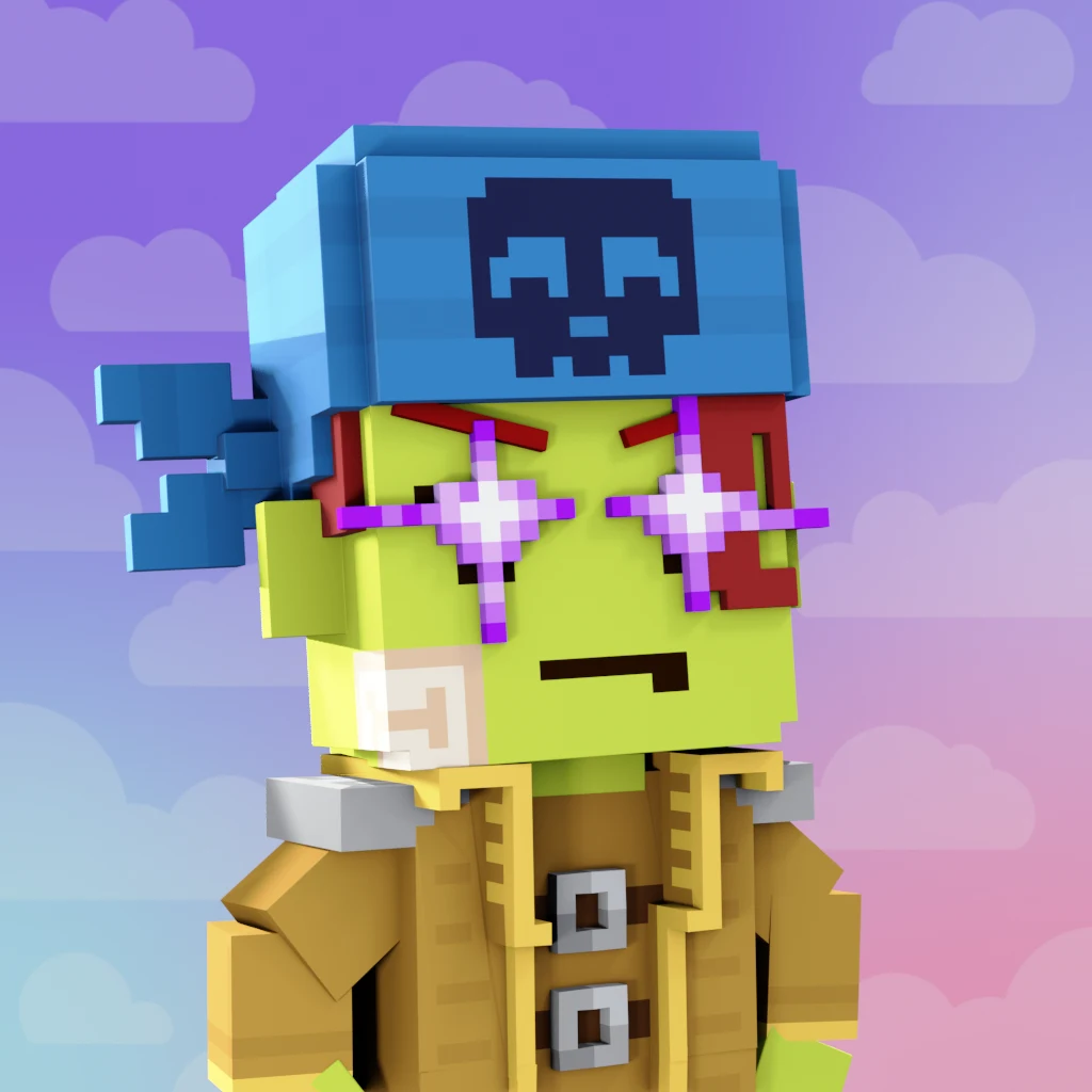 Pirate #9669 voxel render