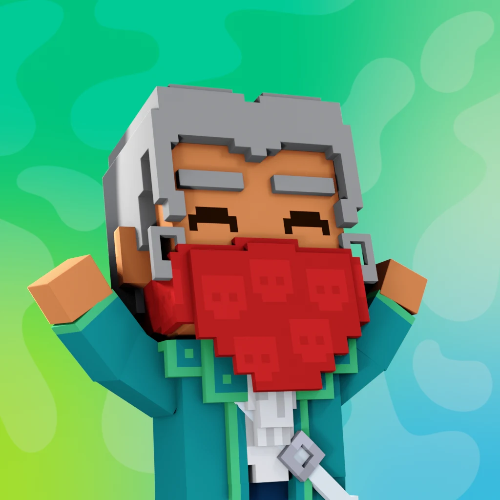 Pirate #9670 voxel render