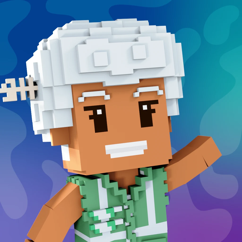 Pirate #9671 voxel render