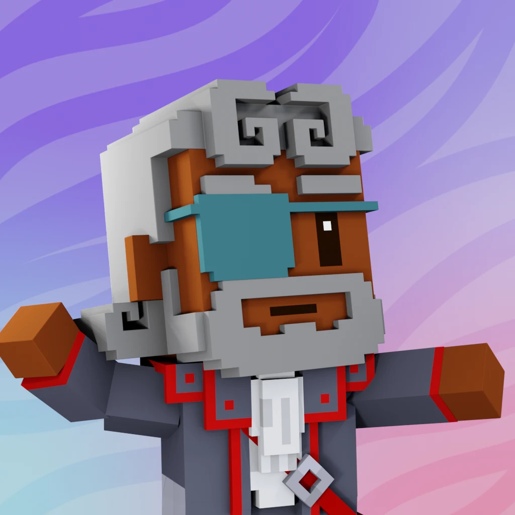 Pirate #9673 voxel render