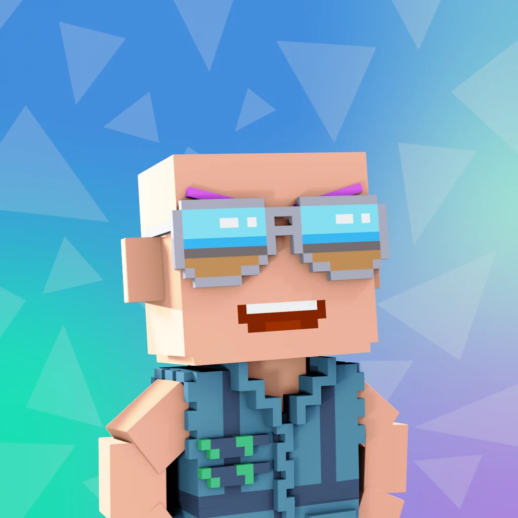 Pirate #9676 voxel render