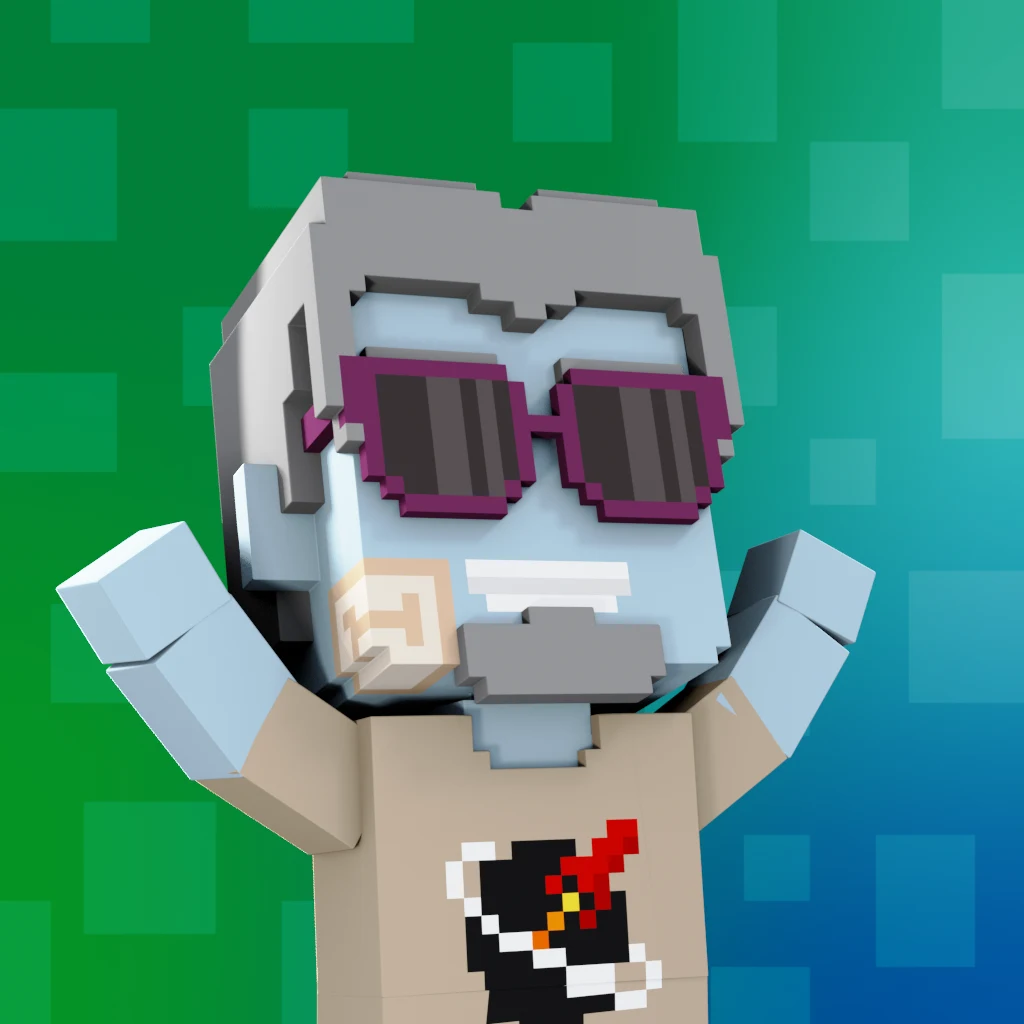 Pirate #9677 voxel render