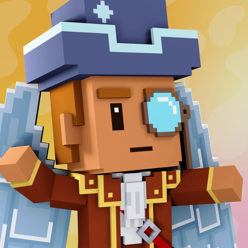 Pirate #9680 voxel render
